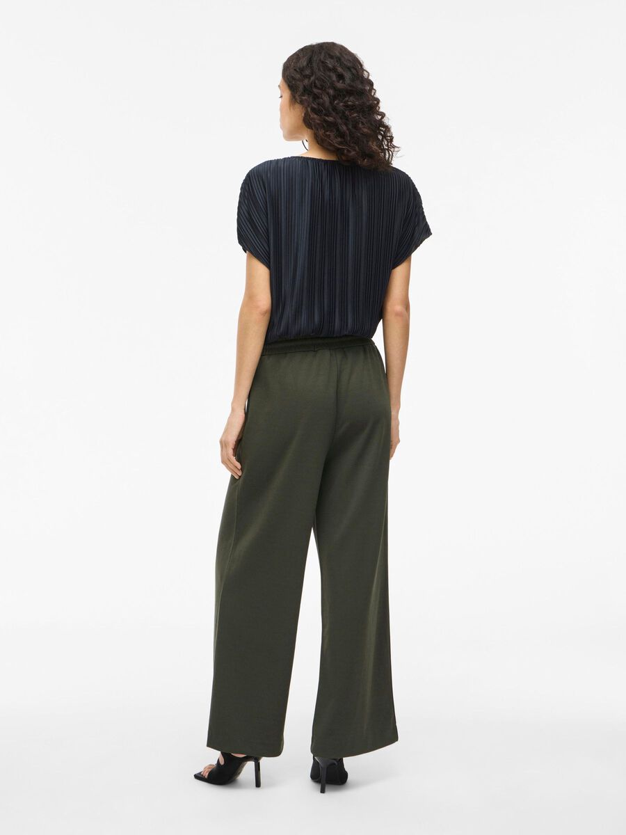 VILA VICLUA HIGH WAISTED WIDE-LEG TROUSERS, Deep Depths, highres - 14095436_DeepDepths_004.jpg