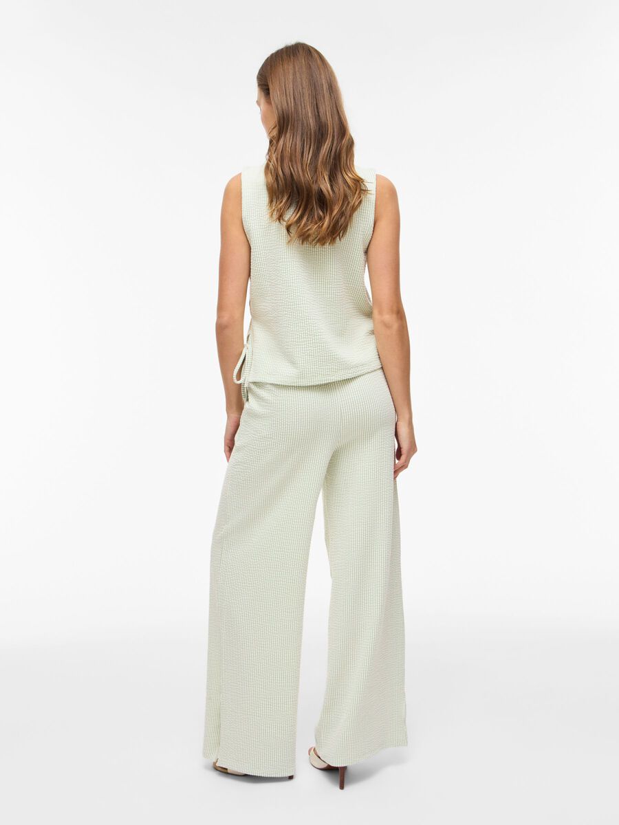 Product carousel image - TAILLE HAUTE PANTALON &Agrave; JAMBE AMPLE, Smoke Green | 2