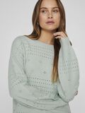 VILA VIRIL ROUND NECK KNITTED PULLOVER, Silt Green, highres - 14101222_SiltGreen_1178528_006.jpg