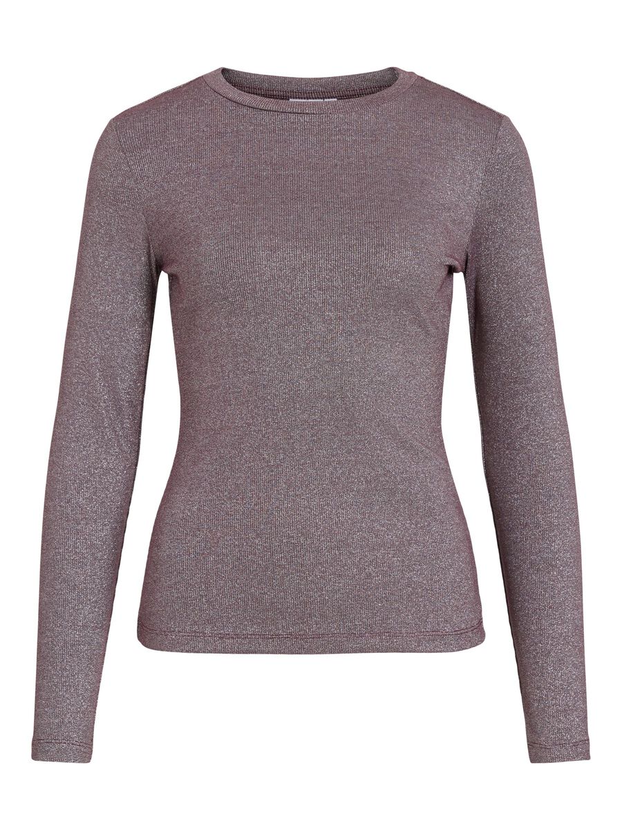 Product carousel image - VICATREA RONDE HALS TOP MET LANGE MOUWEN, Fig | 1