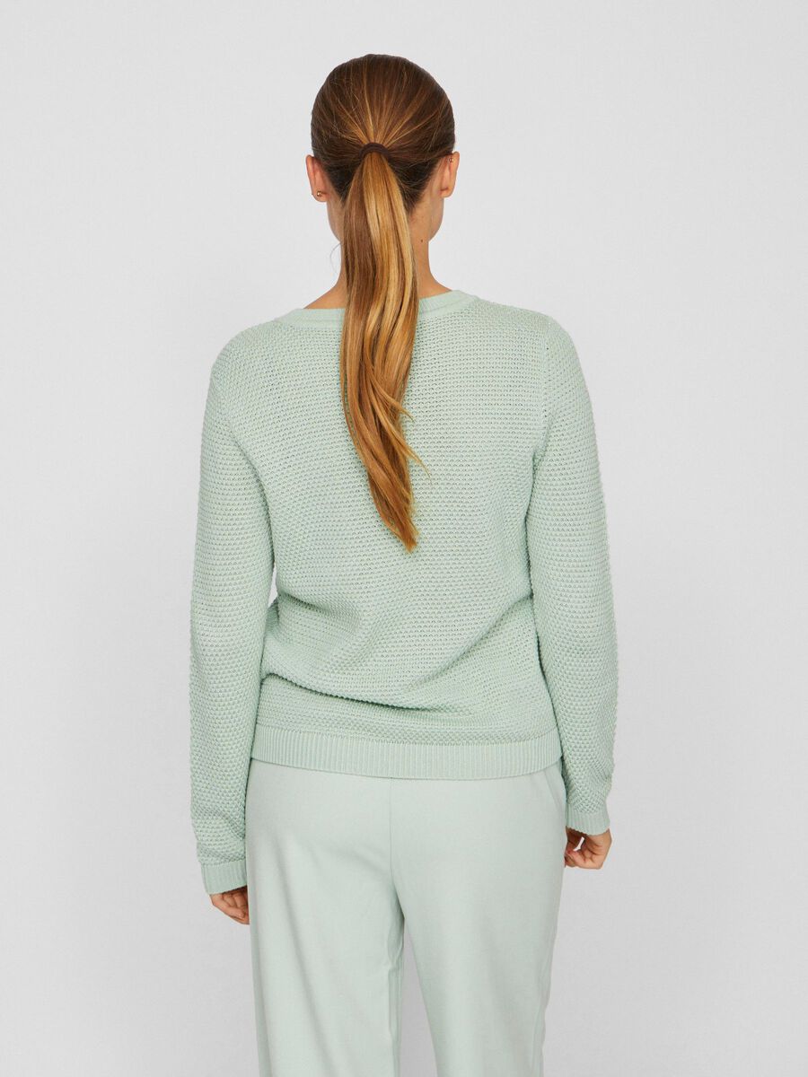 VILA VIDALO - BASIQUE PULL EN MAILLE, Silt Green, highres - 14082767_SiltGreen_004.jpg