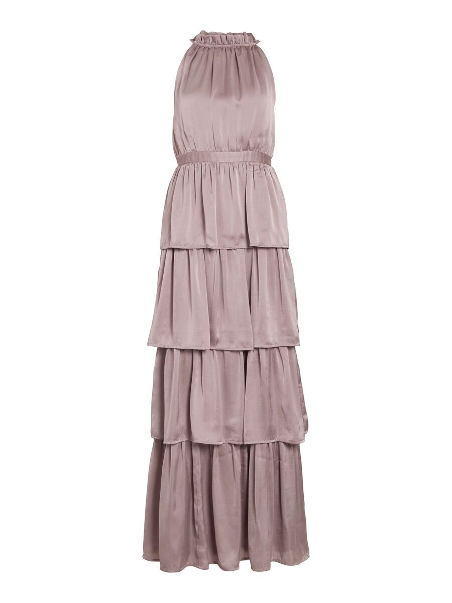 VILA VINIDIA HALTER NECK MAXI DRESS, Toadstool, highres - 14112797_Toadstool_001.jpg