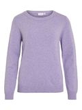 VILA VIRIL - COL ROND PULL EN MAILLE, Violet Tulip, highres - 14054177_VioletTulip_714851_001.jpg