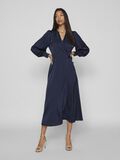 VILA LONG SLEEVED MIDI WRAP DRESS, Navy Blazer, highres - 14093784_NavyBlazer_005.jpg