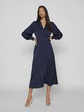 Vila LONG SLEEVED MIDI WRAP DRESS, Navy Blazer, highres - 14093784_NavyBlazer_005.jpg