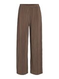 Vila RIBBED WIDE-LEG TROUSERS, Fossil, highres - 14089681_Fossil_001.jpg