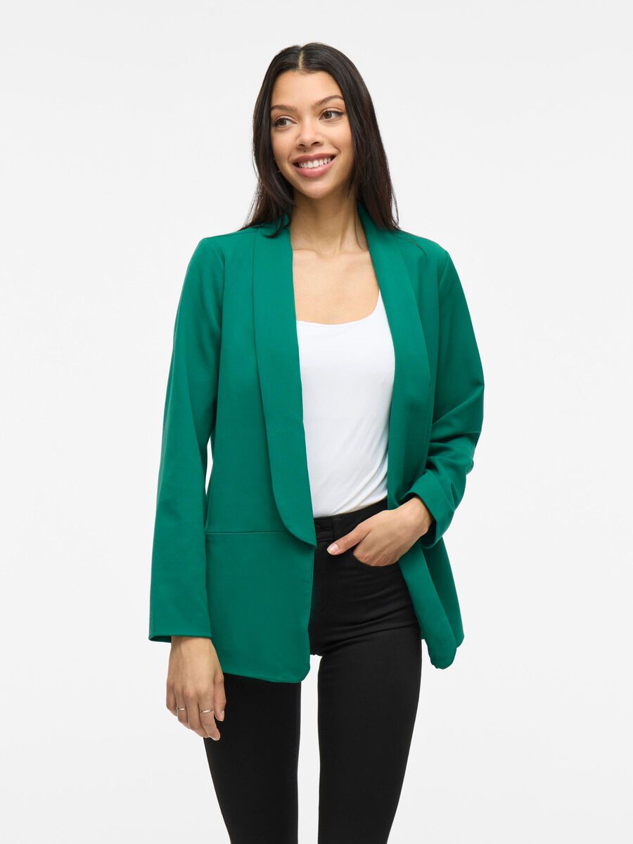 VILA OPEN BLAZER, Ultramarine Green, highres - 14090069_UltramarineGreen_003.jpg