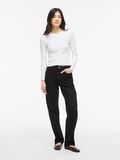 Product image thumbnail - VIABENIA ROUND NECK LONG SLEEVED TOP, Optical Snow | 4