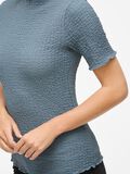 VILA VIMALMEN HIGH NECK SHORT SLEEVED TOP, Coronet Blue, highres - 14112683_CoronetBlue_006.jpg