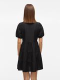 VILA SHORT-SLEEVED SHORT DRESS, Black Beauty, highres - 14086279_BlackBeauty_004.jpg