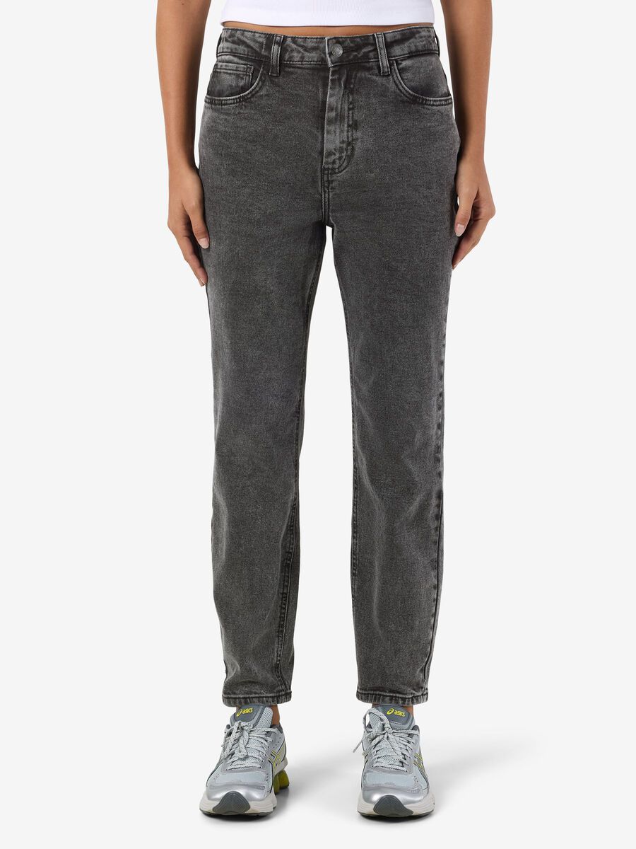 Carousel image - NMMONI SLIM FIT JEANS, Dark Grey Denim | 1