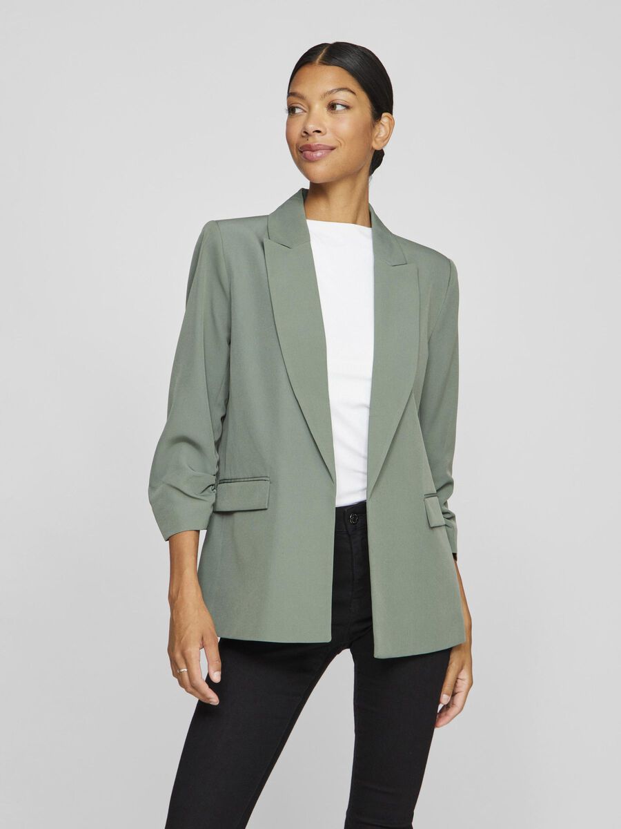 VILA À MANCHES 3/4 BLAZER, Laurel Wreath, highres - 14106705_LaurelWreath_003.jpg