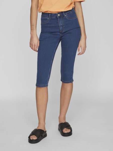 Vila MID-RISE CAPRIHOSE, Medium Blue Denim, highres - 14087594_MediumBlueDenim_003.jpg