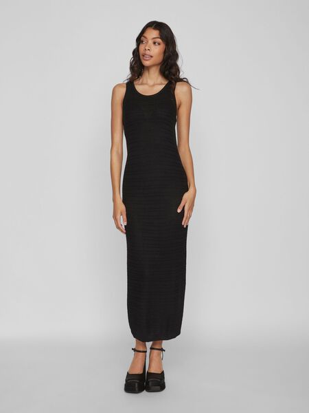 Vila SIN MANGAS VESTIDO DE PUNTO, Black, highres - 14084676_Black_003.jpg