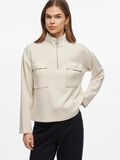 VILA HIGH NECK LONG SLEEVED TOP, Birch, highres - 14103951_Birch_007.jpg