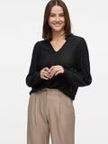 VILA V-NECK LONG SLEEVED TOP, Black, highres - 14107408_Black_007.jpg