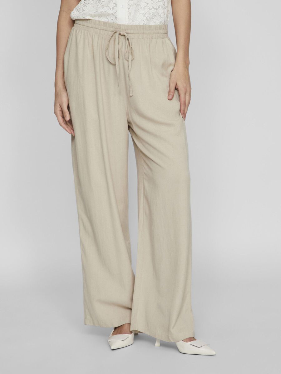Vila LOOSE FIT HOSE, Feather Gray, highres - 14079560_FeatherGray_003.jpg