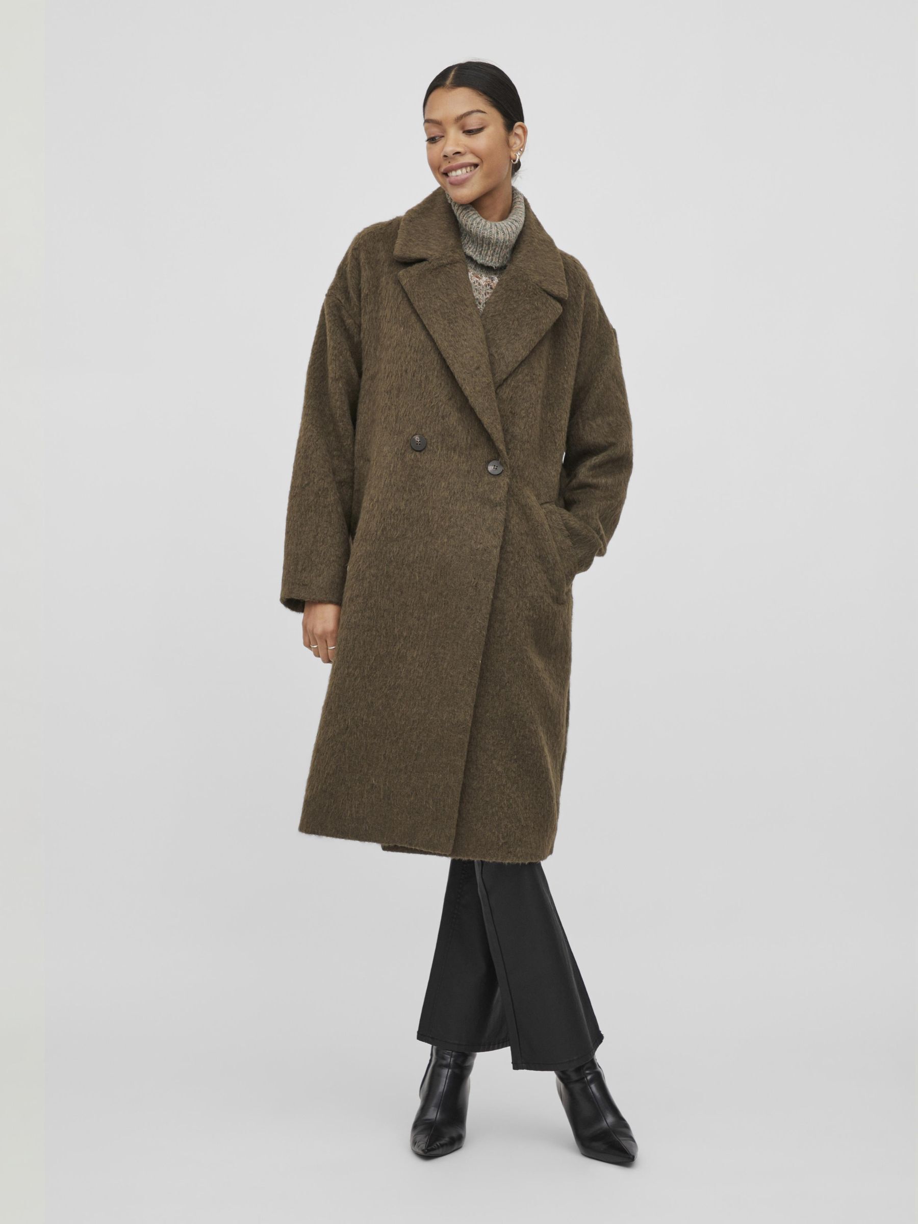 Vila wool coat hot sale