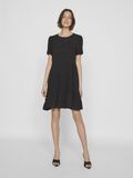 Vila SHORT SLEEVED KNEE-LENGTH DRESS, Black, highres - 14067408_Black_005.jpg