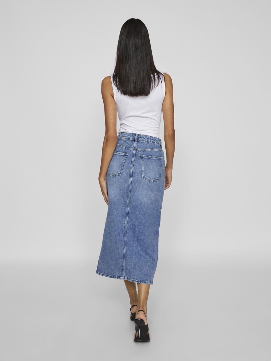 VILA VIJAF MIDI JEANSKJOL, Medium Blue Denim, highres - 14099736_MediumBlueDenim_1132012_004.jpg