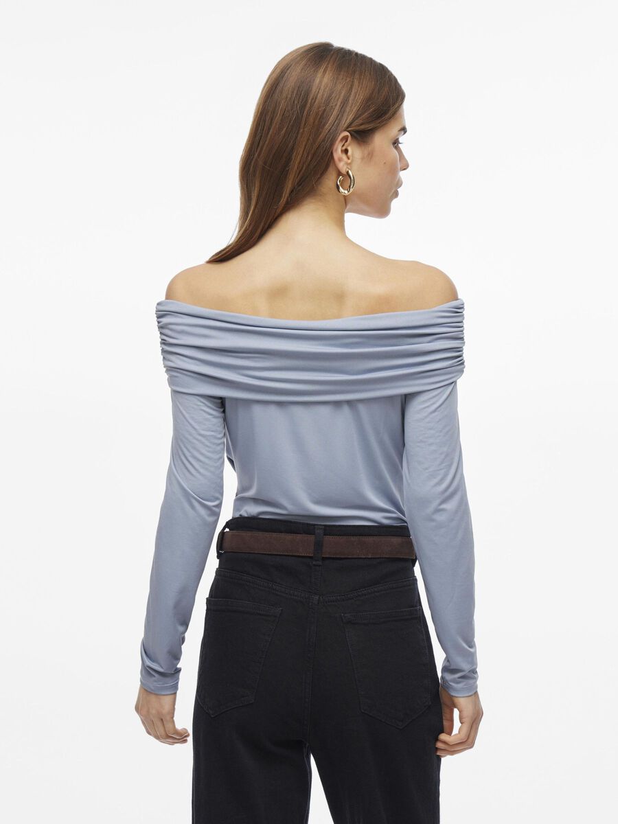 VILA LANGARM OFF SHOULDER TOP, Kentucky Blue, highres - 14107063_KentuckyBlue_004.jpg