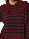 Product image thumbnail - STRIBET STRIKTRØJE, Windsor Wine | 3