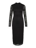 VILA HIGH NECK  MIDI DRESS, Black, highres - 14103770_Black_001.jpg