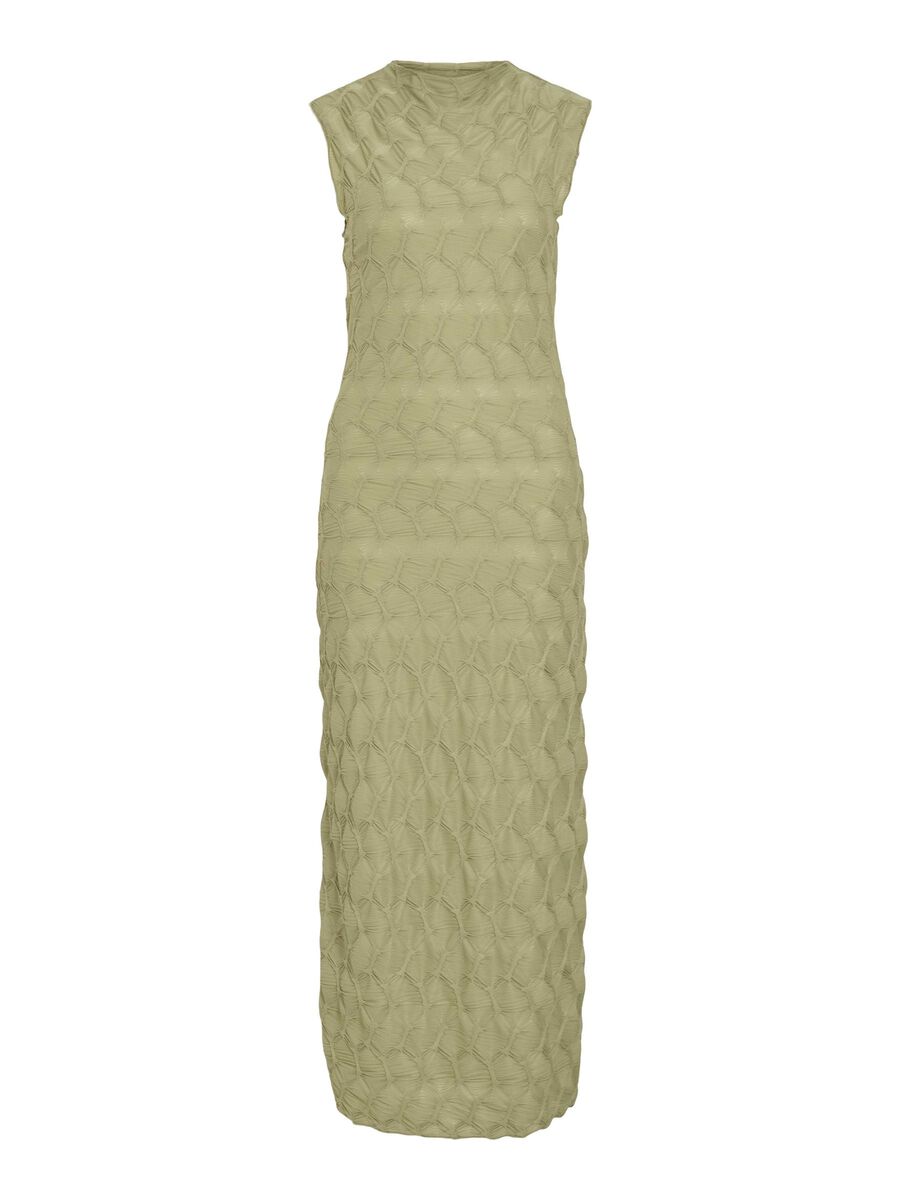 VILA VIREJA SLEEVELESS MAXI DRESS, Sage, highres - 14105184_Sage_001.jpg