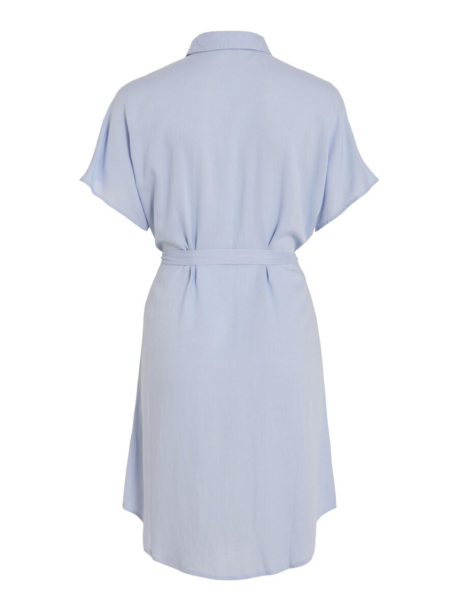 VILA SHORT SLEEVED SHIRT DRESS, Kentucky Blue, highres - 14101741_KentuckyBlue_002.jpg