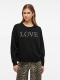 VILA ROUND NECK SWEATSHIRT, Black Beauty, highres - 14107559_BlackBeauty_1190433_003.jpg