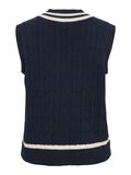 VILA V-AUSSCHNITT STRICKWESTE, Navy Blazer, highres - 14109923_NavyBlazer_1217532_002.jpg