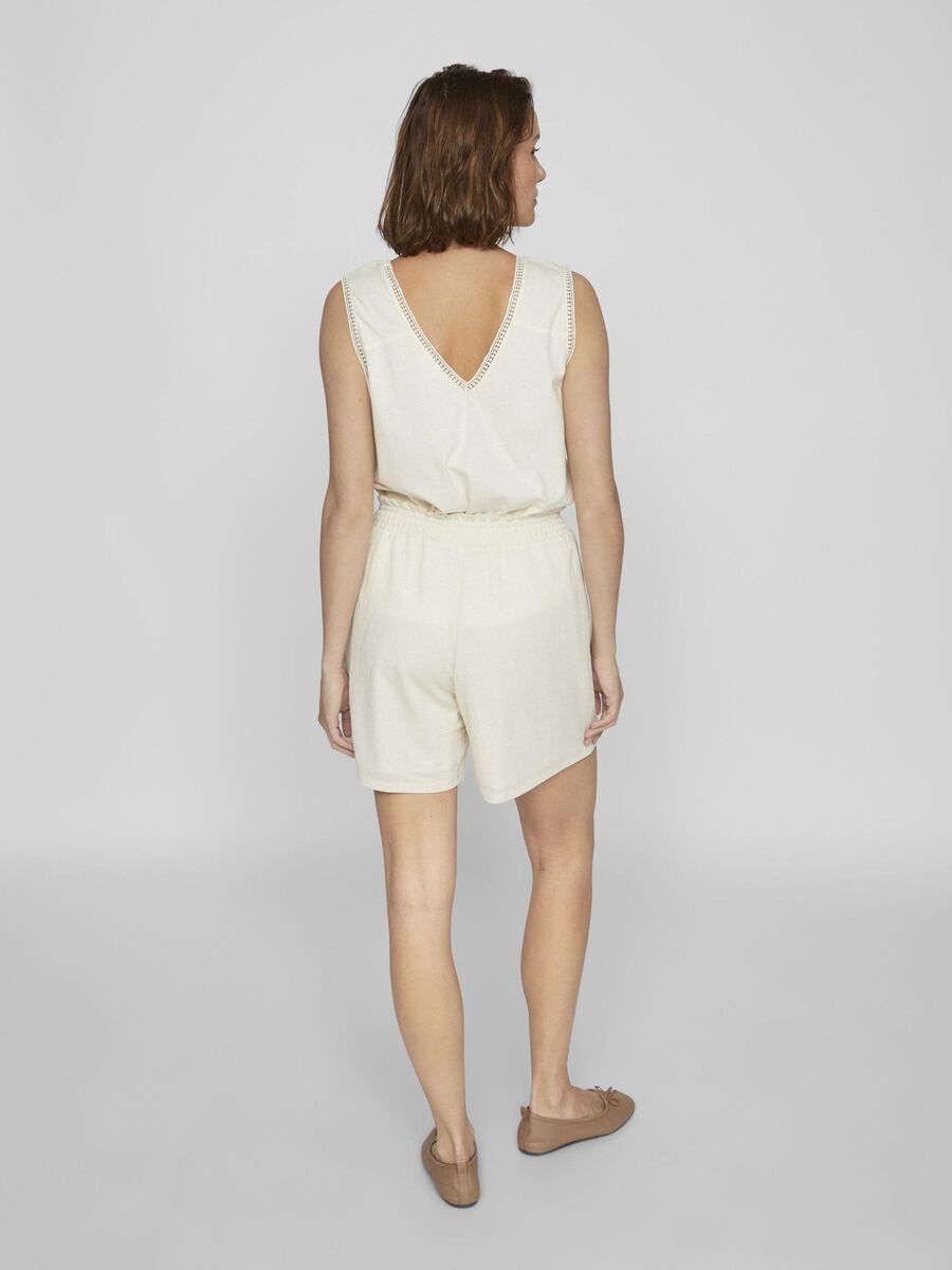 VILA HIGH WAIST SHORTS, Birch, highres - 14097751_Birch_004.jpg