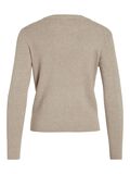 Vila LONG SLEEVE KNITTED TOP, Natural Melange, highres - 14084325_NaturalMelange_002.jpg