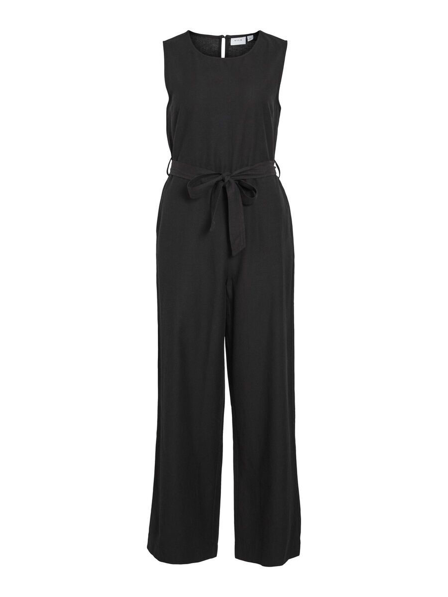 VILA VIPRISILLA SLEEVELESS JUMPSUIT, Black Beauty, highres - 14104792_BlackBeauty_001.jpg