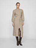 VILA LONG SLEEVED  KNITTED DRESS, Natural Melange, highres - 14103870_NaturalMelange_005.jpg