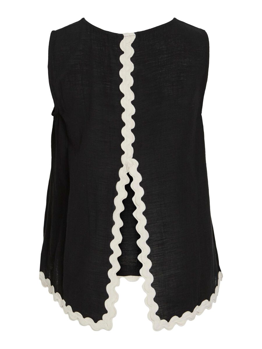 VILA ROUND NECK SLEEVELESS TOP, Black Beauty, highres - 14106795_BlackBeauty_1210478_002.jpg