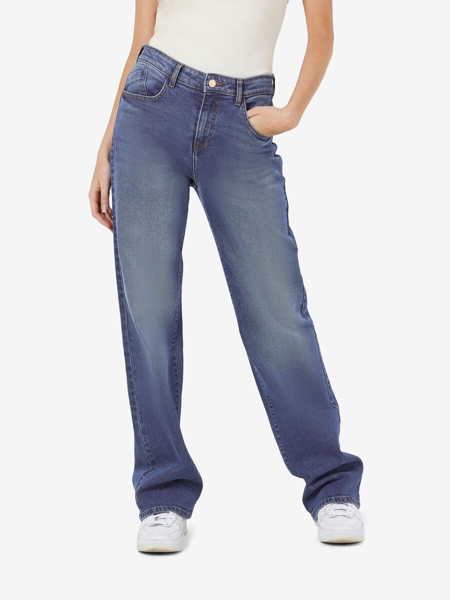 Noisy May NMYOLANDA NORMAL MIDJA JEANS MED VIDA BEN, Medium Blue Denim, highres - 27025067_MediumBlueDenim_003.jpg