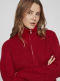 Vila HALF ZIP KNITTED PULLOVER, Pompeian Red, highres - 14082582_PompeianRed_006.jpg