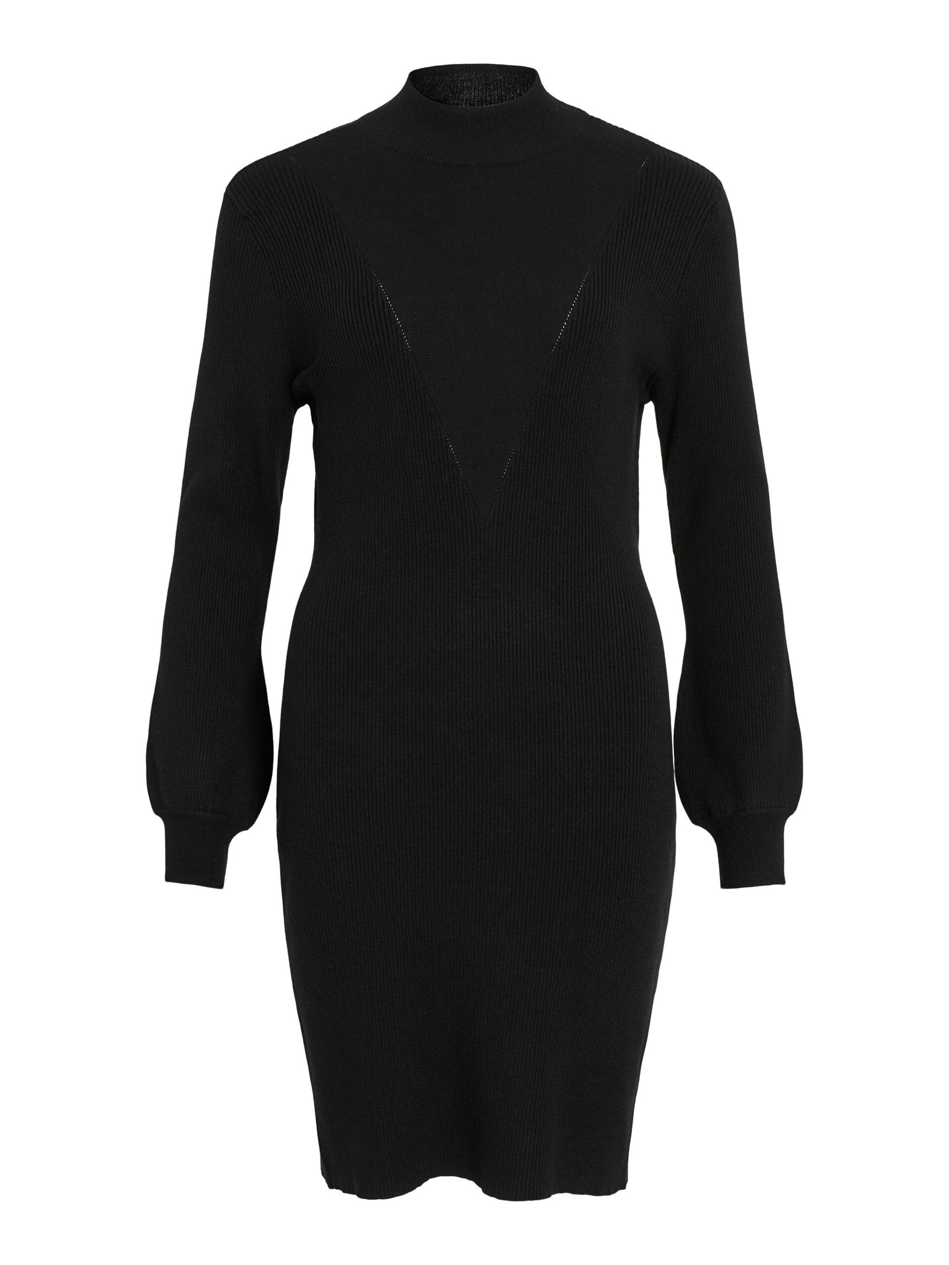 Carousel image - VIKALIA KNITTED SHORT DRESS, Black | 5