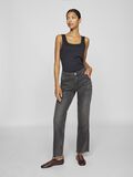 VILA NORMAL MIDJA STRAIGHT FIT-JEANS, Black Denim, highres - 14099718_BlackDenim_1154136_005.jpg