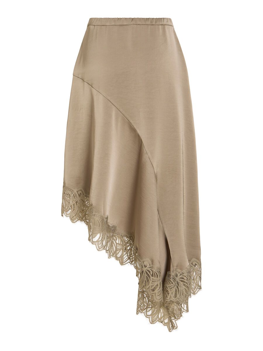 Carousel image - VILEA BLONDE MIDINEDERDEL, Vintage Khaki | 2