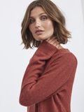 Vila ROUND NECK KNITTED PULLOVER, Burnt Henna, highres - 14054177_BurntHenna_714851_006.jpg