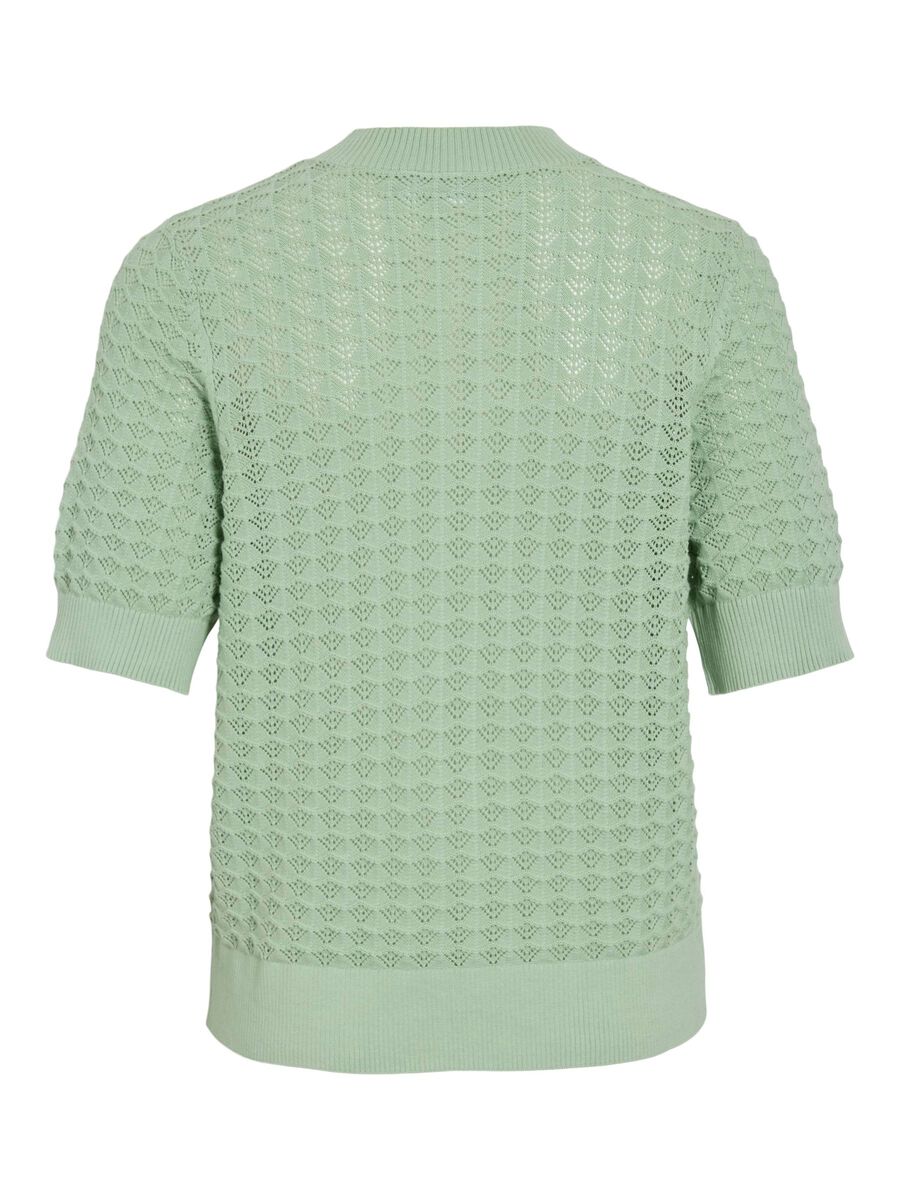 VILA VIVUA KURZARM STRICKJACKE, Silt Green, highres - 14109641_SiltGreen_002.jpg