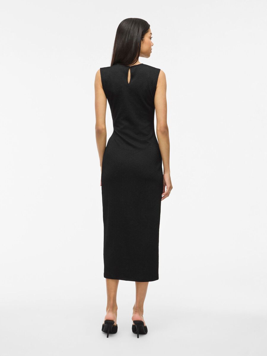 VILA VIDANNI SLEEVELESS MIDI DRESS, Black, highres - 14113672_Black_004.jpg