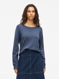 VILA VIRIL ROUND NECK KNITTED PULLOVER, Vintage Indigo, highres - 14054177_VintageIndigo_958812_003.jpg