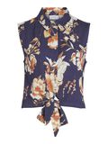 Vila AVEC NŒUD SUR LE DEVANT CHEMISE SANS MANCHES, Navy Blazer, highres - 14090770_NavyBlazer_1074637_001.jpg