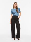 Product image thumbnail - VIANINE ROUND NECK SHORT SLEEVED TOP, Blue Shadow | 4