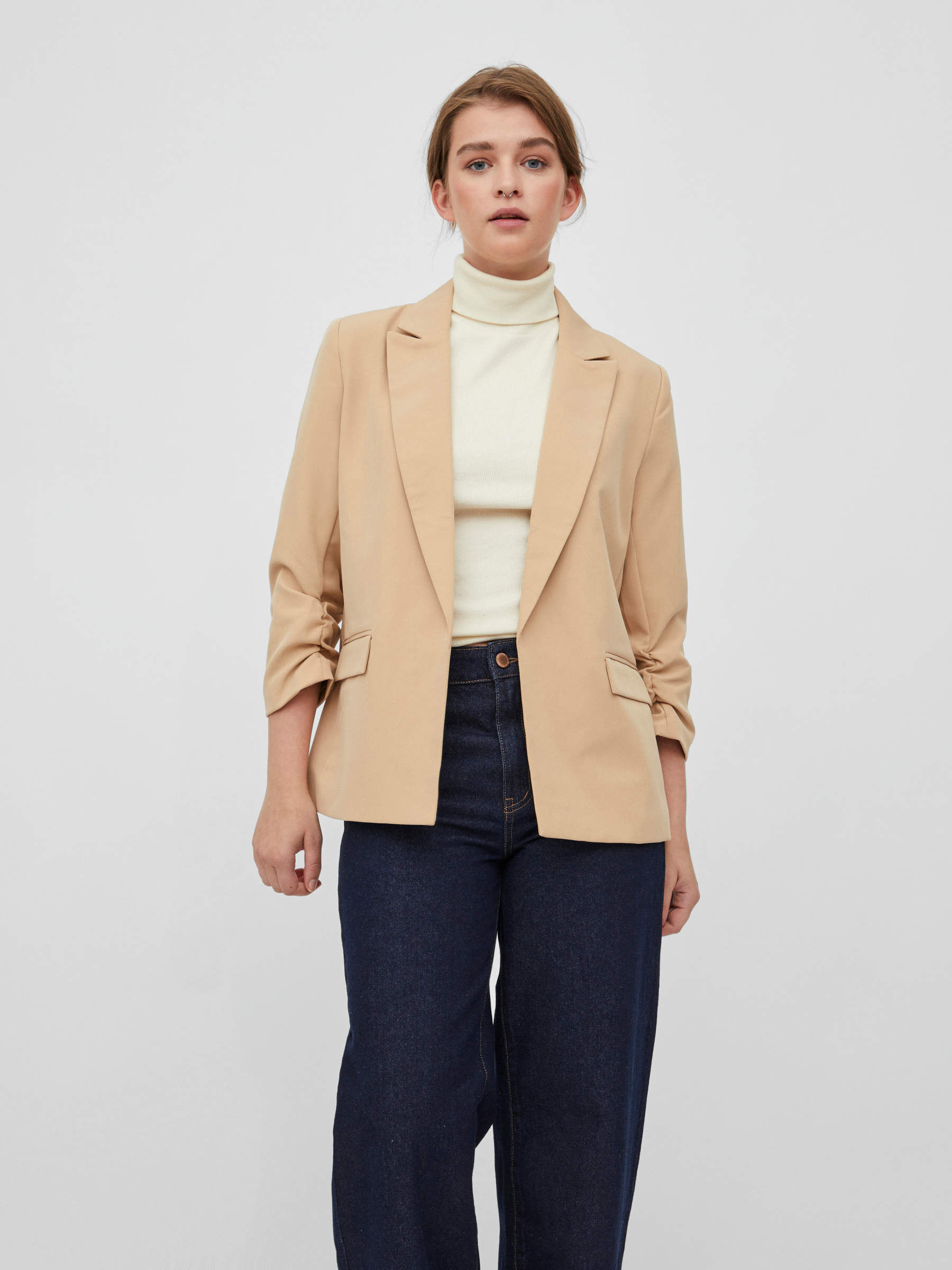 Petite deals tan blazer