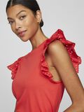 VILA EMBROIDERED CAP SLEEVE TOP, Poppy Red, highres - 14092646_PoppyRed_007.jpg
