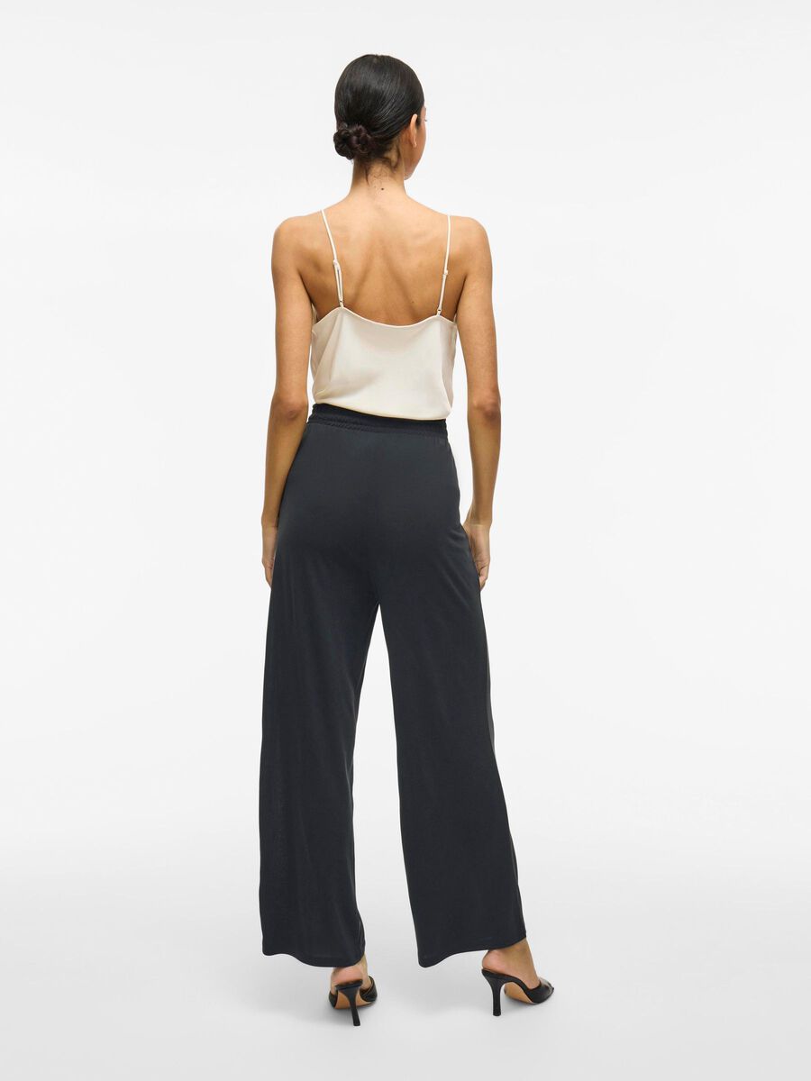 VILA HIGH WAIST TROUSERS, Black, highres - 14100333_Black_004.jpg